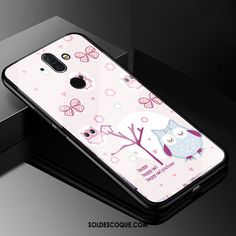 Coque Nokia 8 Sirocco Dessin Animé Peinture Silicone Étui Verre En Ligne