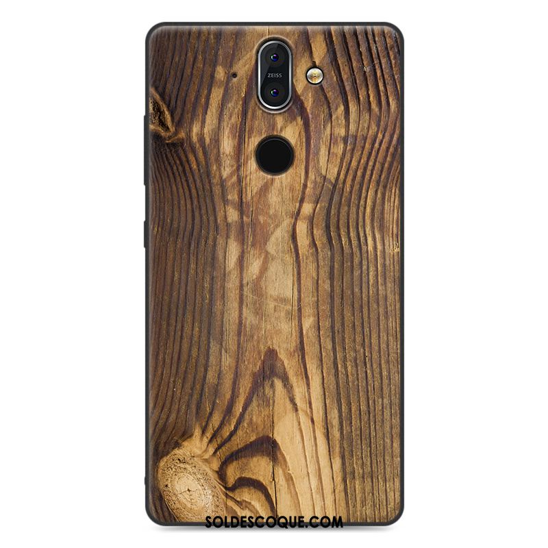 Coque Nokia 8 Sirocco Délavé En Daim Créatif Simple Bleu Tout Compris En Vente