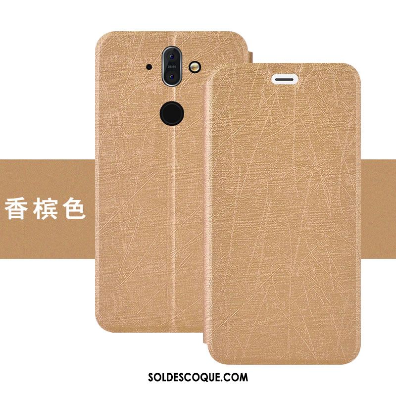 Coque Nokia 8 Sirocco Personnalité Or Haute Support Silicone En Ligne