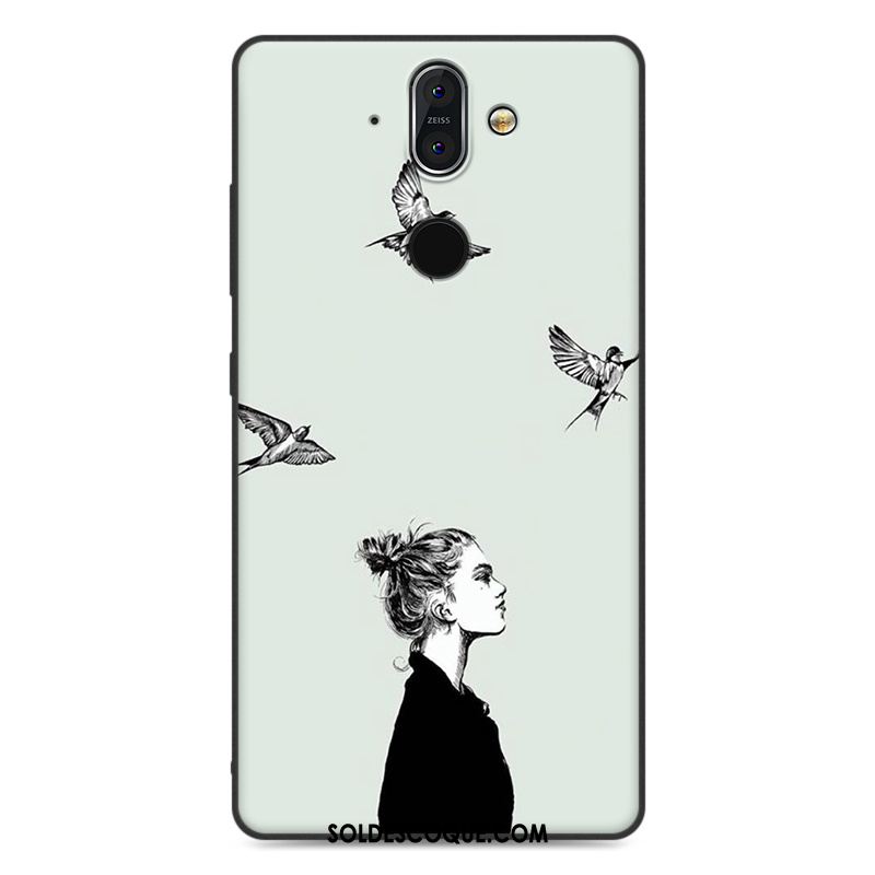 Coque Nokia 8 Sirocco Téléphone Portable Étui Protection Fluide Doux Amoureux France