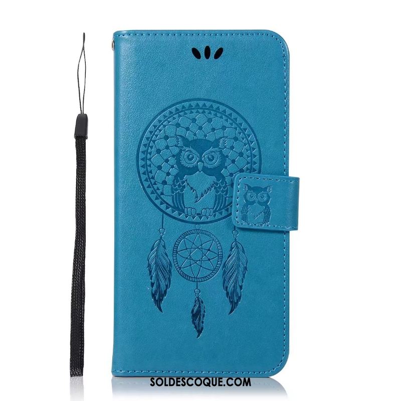 Coque Nokia 8 Sirocco Étui Étui En Cuir Fluide Doux Bleu Protection France