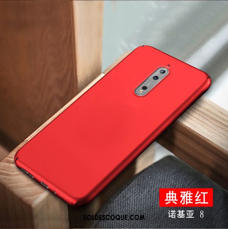 Coque Nokia 8 Support Délavé En Daim Étui En Cuir Protection Téléphone Portable Pas Cher