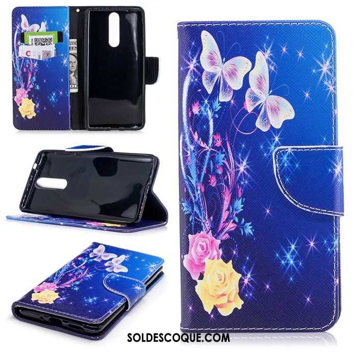 Coque Nokia 8 Tendance Protection Dessin Animé Étui En Cuir Téléphone Portable Pas Cher