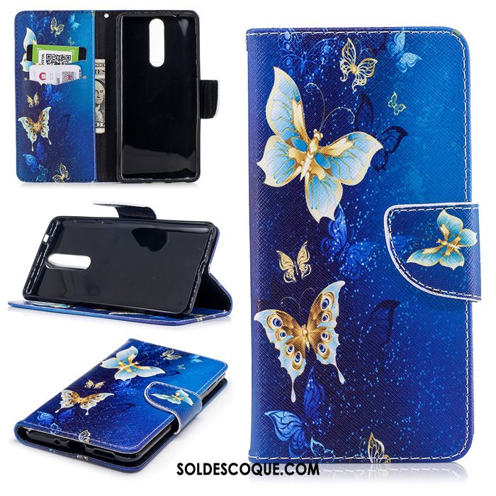 Coque Nokia 8 Tendance Protection Dessin Animé Étui En Cuir Téléphone Portable Pas Cher