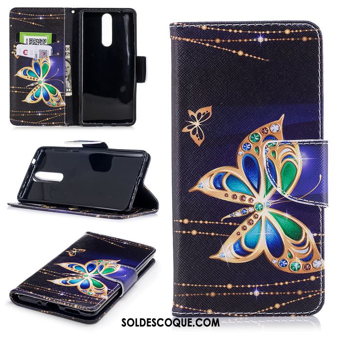 Coque Nokia 8 Tendance Protection Dessin Animé Étui En Cuir Téléphone Portable Pas Cher