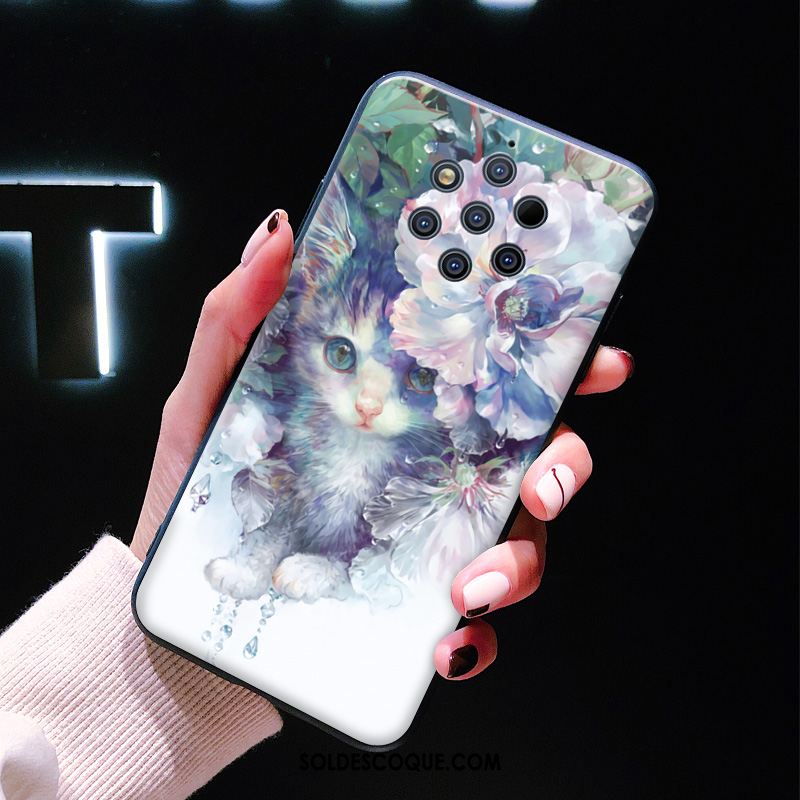 Coque Nokia 9 Pureview Art Silicone Tout Compris Violet Téléphone Portable En Vente