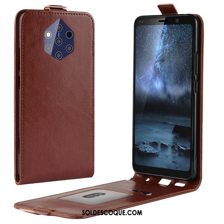 Coque Nokia 9 Pureview Carte Téléphone Portable Étui En Cuir Pas Cher