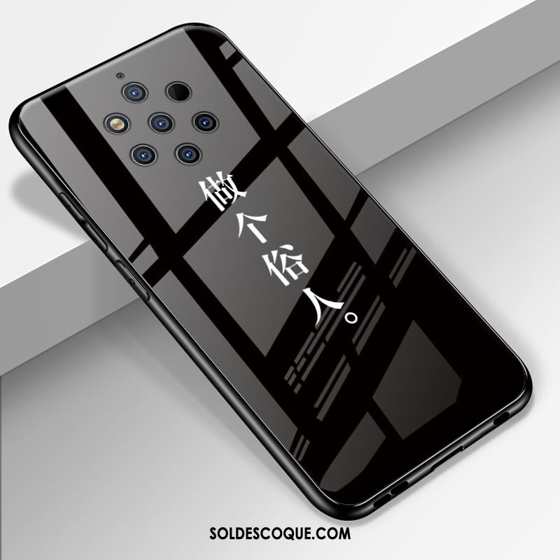 Coque Nokia 9 Pureview Clair Miroir Incassable Pu Personnalisé Housse Pas Cher