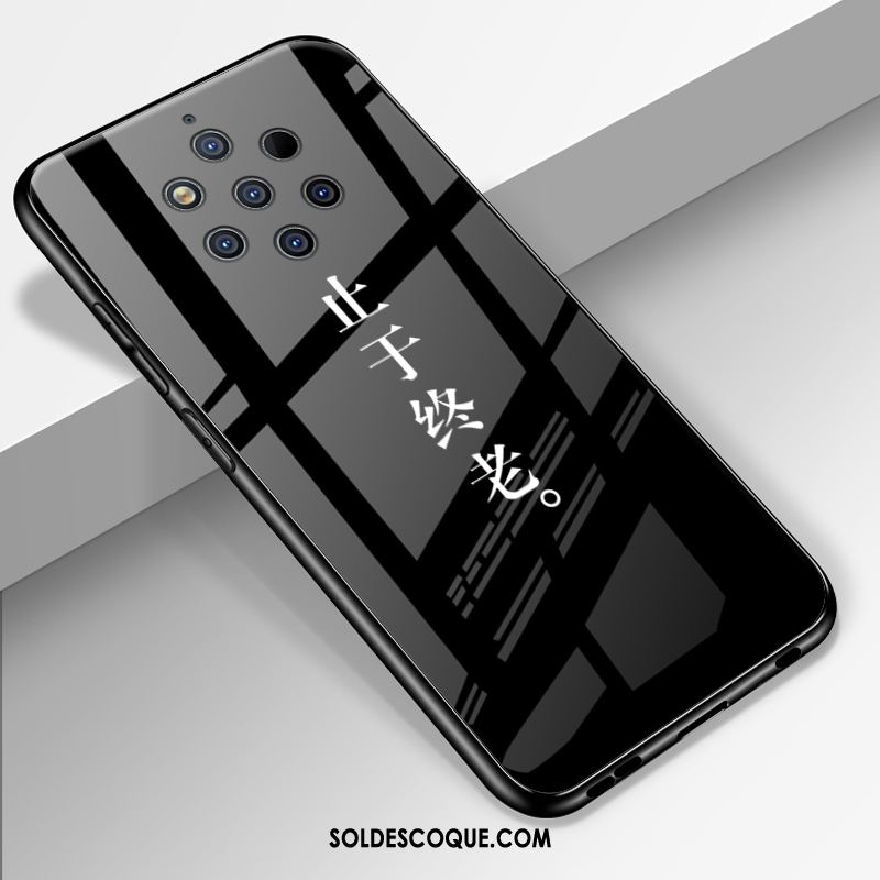 Coque Nokia 9 Pureview Clair Miroir Incassable Pu Personnalisé Housse Pas Cher