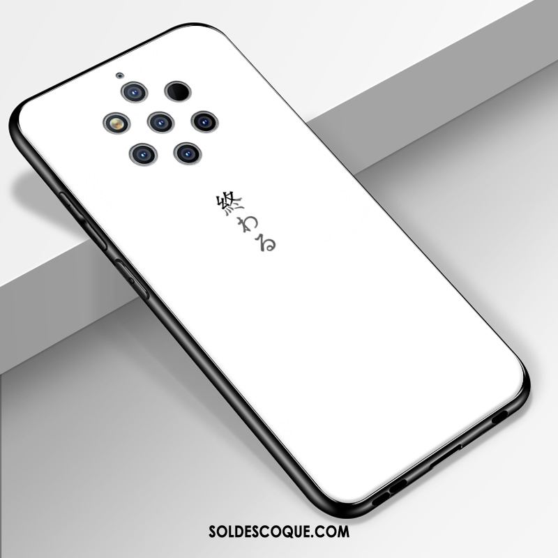 Coque Nokia 9 Pureview Clair Miroir Incassable Pu Personnalisé Housse Pas Cher