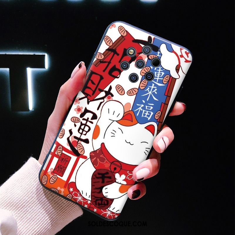 Coque Nokia 9 Pureview Dessin Animé Chat Créatif De Fête Protection Housse En Vente