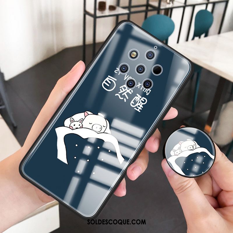 Coque Nokia 9 Pureview Pu Dessin Animé Étui Téléphone Portable Fluide Doux Housse Pas Cher