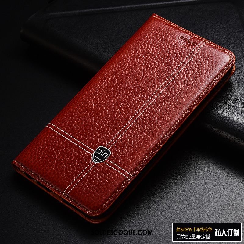 Coque Nokia 9 Pureview Pure Étui En Cuir Protection Manuel Litchi Pas Cher