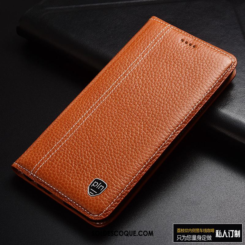 Coque Nokia 9 Pureview Pure Étui En Cuir Protection Manuel Litchi Pas Cher