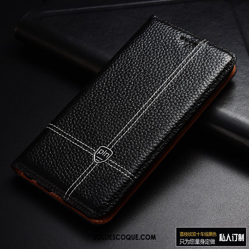 Coque Nokia 9 Pureview Pure Étui En Cuir Protection Manuel Litchi Pas Cher