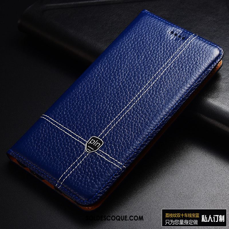 Coque Nokia 9 Pureview Pure Étui En Cuir Protection Manuel Litchi Pas Cher