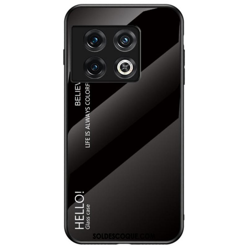 Coque OnePlus 10 Pro 5G Verre Trempé Hello