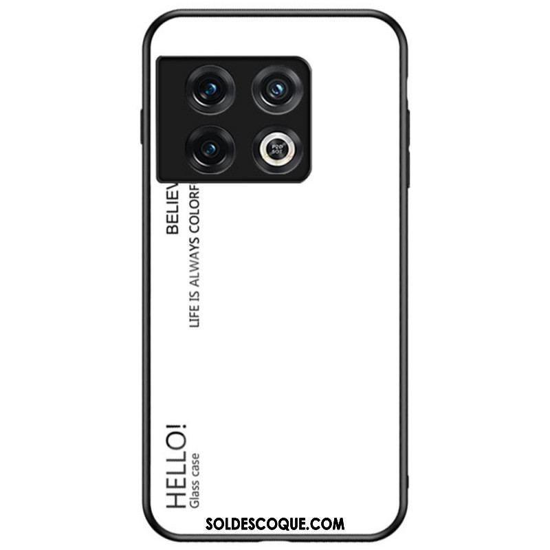 Coque OnePlus 10 Pro 5G Verre Trempé Hello