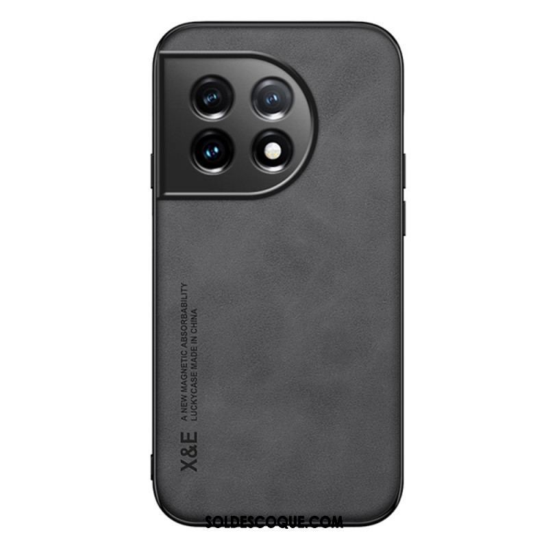 Coque OnePlus 11 5G Cuir Effet Cuir X&E