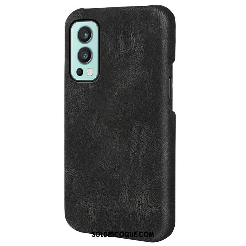 Coque OnePlus Nord 2 5G Effet Cuir Élégance New Colors