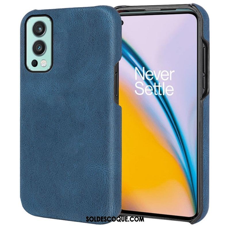 Coque OnePlus Nord 2 5G Effet Cuir Élégance New Colors