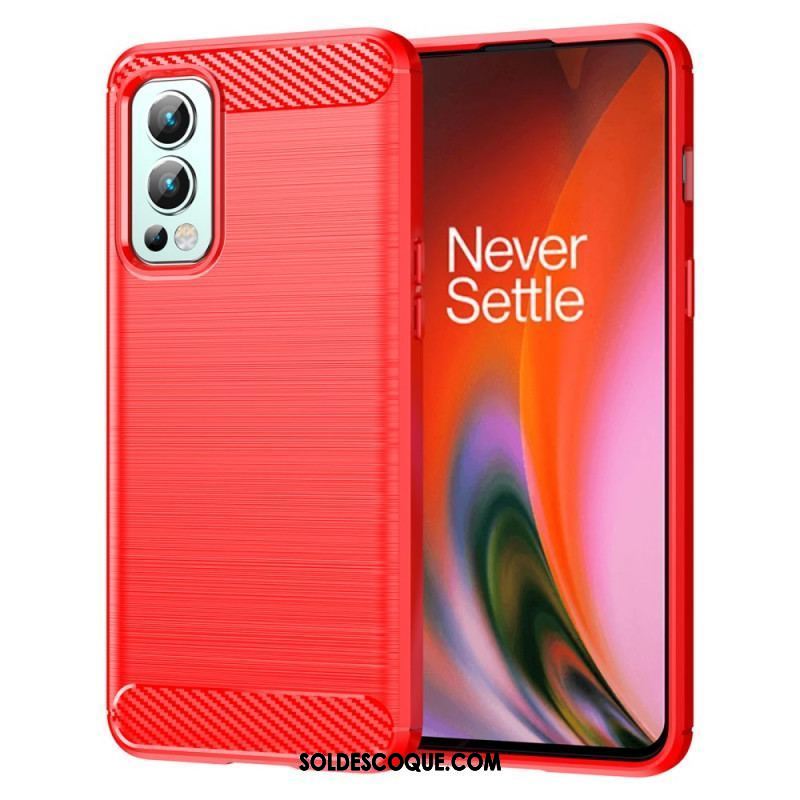 Coque OnePlus Nord 2 5G Fibre Carbone Brossée