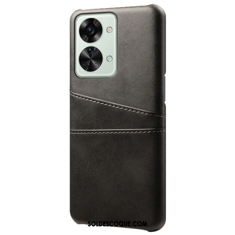 Coque OnePlus Nord 2T 5G Simili Cuir et Plastique Rigide