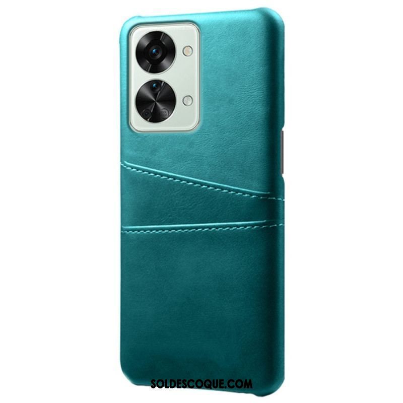 Coque OnePlus Nord 2T 5G Simili Cuir et Plastique Rigide