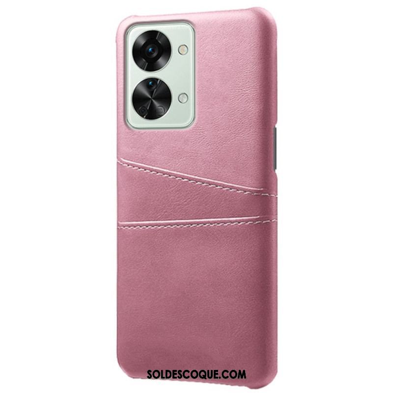 Coque OnePlus Nord 2T 5G Simili Cuir et Plastique Rigide