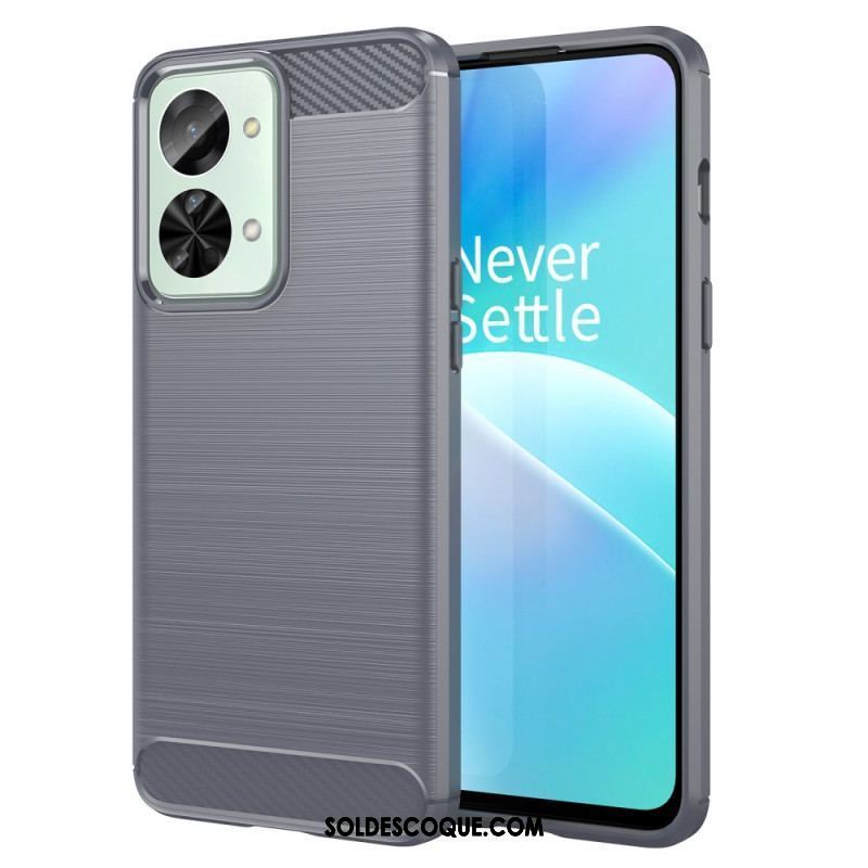 Coque OnePlus Nord 2T 5G Sobre Carbone Brossée