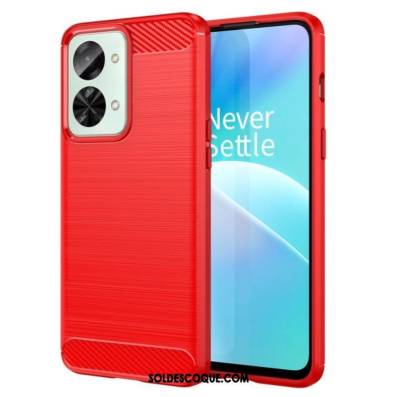 Coque OnePlus Nord 2T 5G Sobre Carbone Brossée