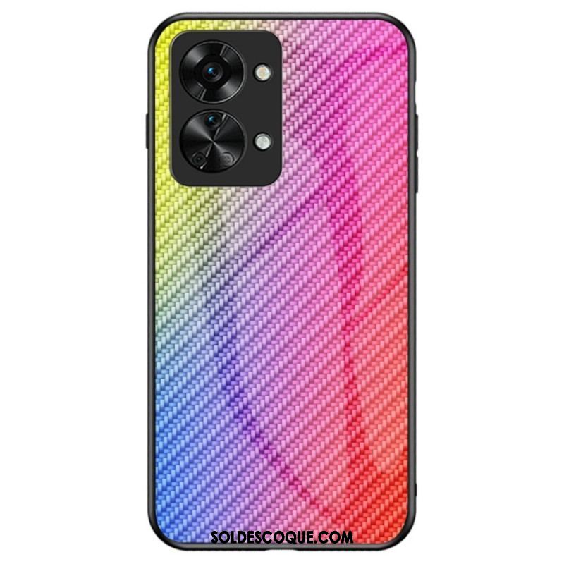 Coque OnePlus Nord 2T 5G Verre Trempé Fibre Carbone