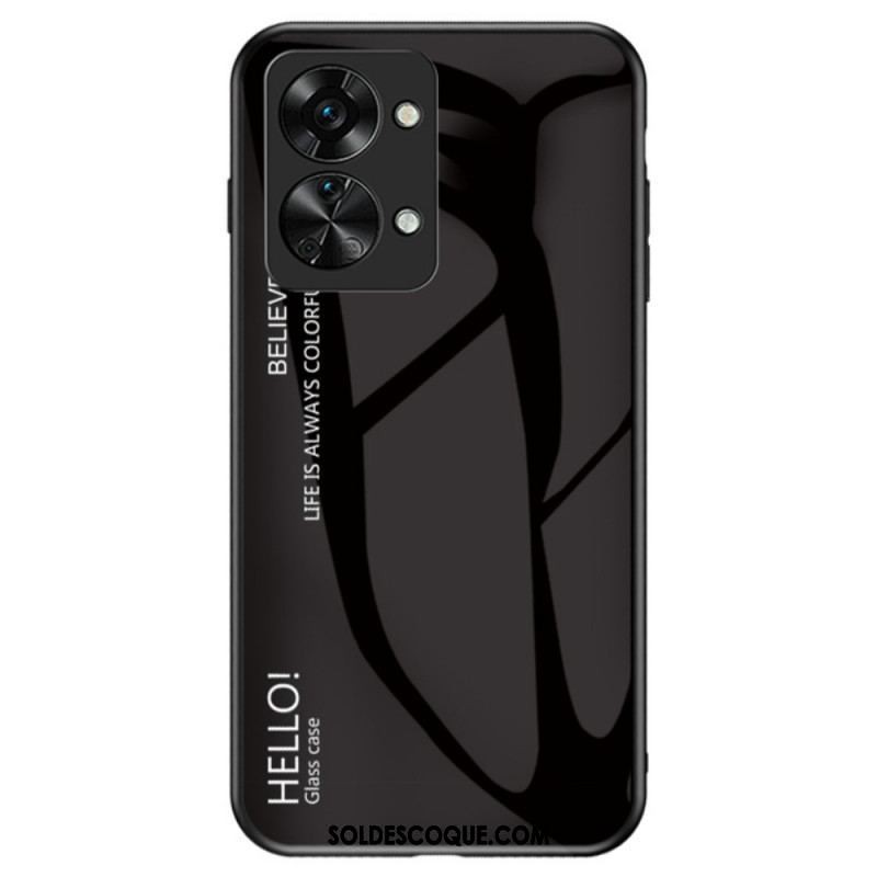 Coque OnePlus Nord 2T 5G Verre Trempé Hello