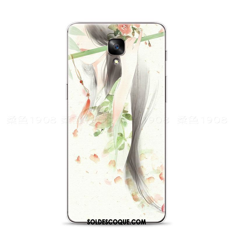 Coque Oneplus 3 Couleur Téléphone Portable Style Chinois Élégant Art Soldes