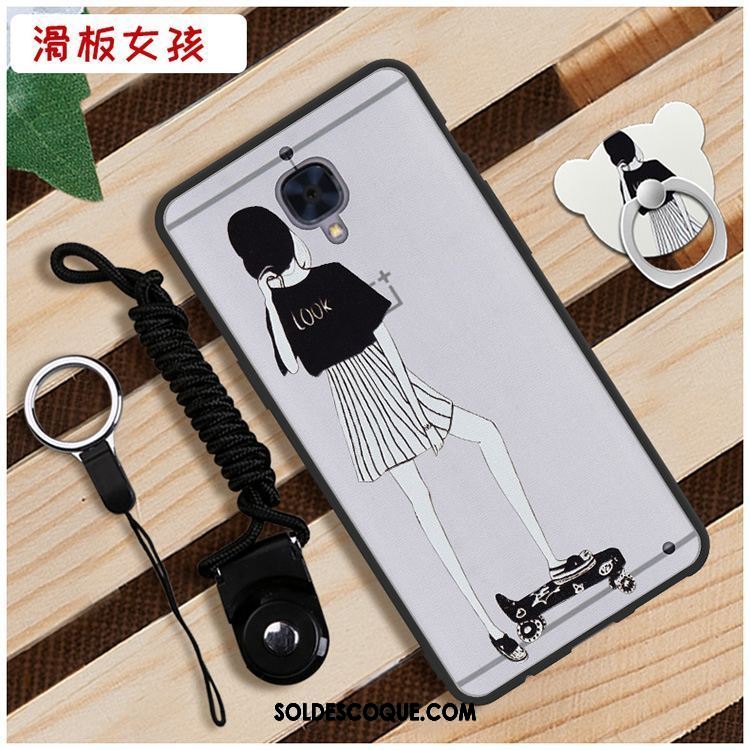 Coque Oneplus 3 Incassable Dessin Animé Protection Tout Compris Ornements Suspendus France