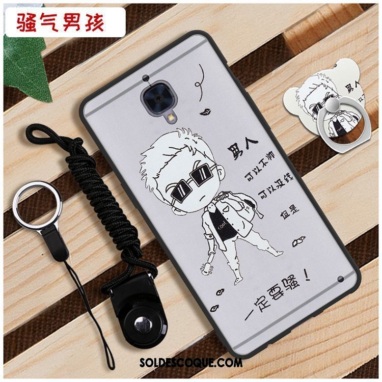 Coque Oneplus 3 Incassable Dessin Animé Protection Tout Compris Ornements Suspendus France