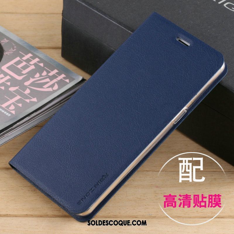 Coque Oneplus 3 Protection Silicone Bleu Téléphone Portable Étui En Cuir Soldes