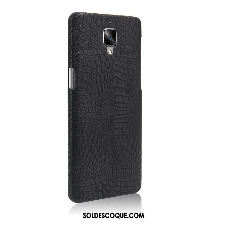 Coque Oneplus 3 Protection Étui En Cuir Vert Incassable Crocodile Modèle France