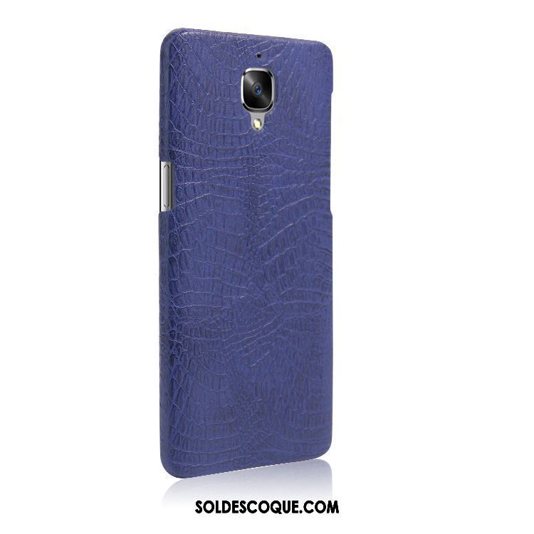 Coque Oneplus 3 Protection Étui En Cuir Vert Incassable Crocodile Modèle France