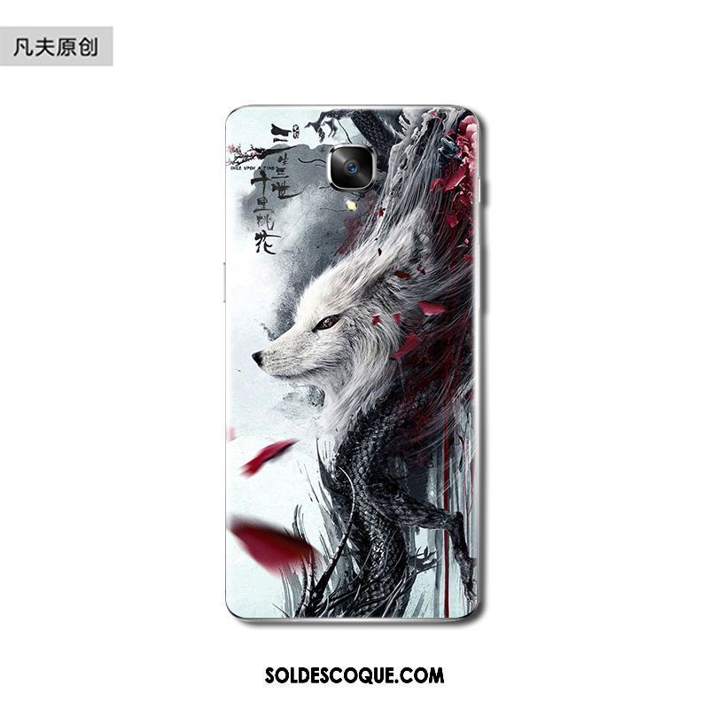 Coque Oneplus 3 Rose Téléphone Portable Protection Fluide Doux Fleur De Pêche France