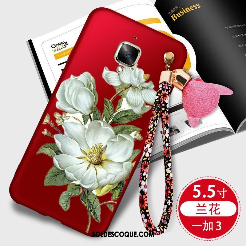 Coque Oneplus 3 Silicone Délavé En Daim Téléphone Portable Fluide Doux Tout Compris Soldes