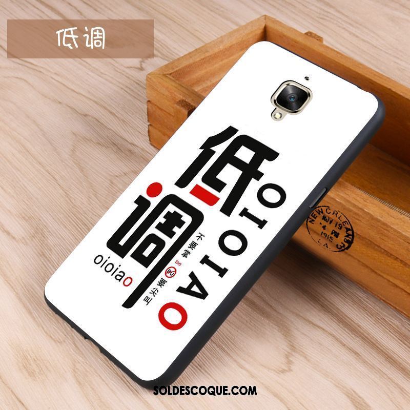 Coque Oneplus 3 Silicone Tendance Fluide Doux Blanc Téléphone Portable Pas Cher