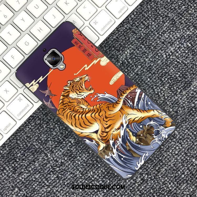 Coque Oneplus 3 Style Chinois Bleu Personnalisé Protection Modèle Housse En Vente