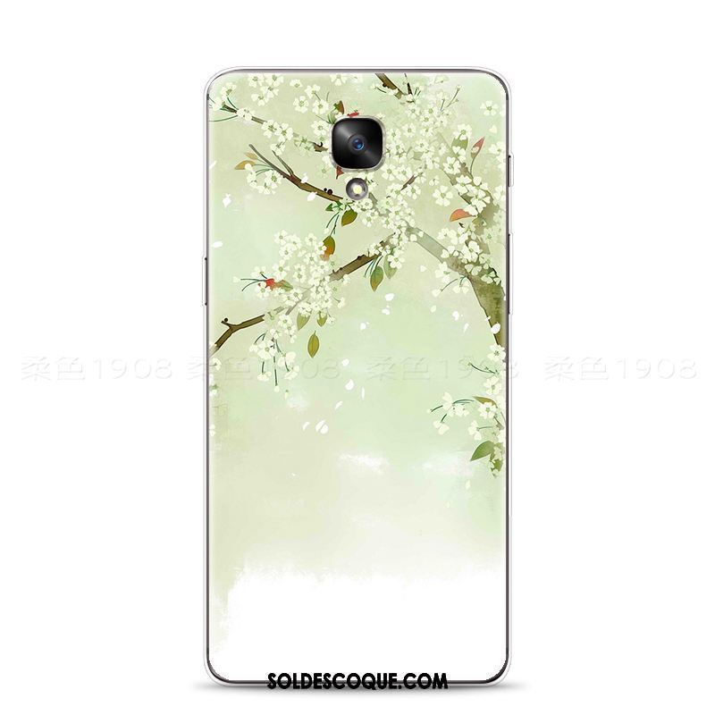 Coque Oneplus 3t Art Encre Téléphone Portable Fluide Doux Vintage Housse Soldes