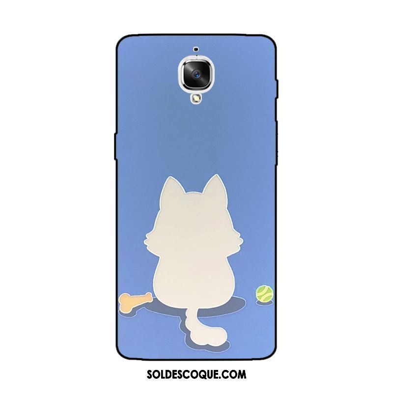 Coque Oneplus 3t Bleu Charmant Protection Simple Animal En Ligne