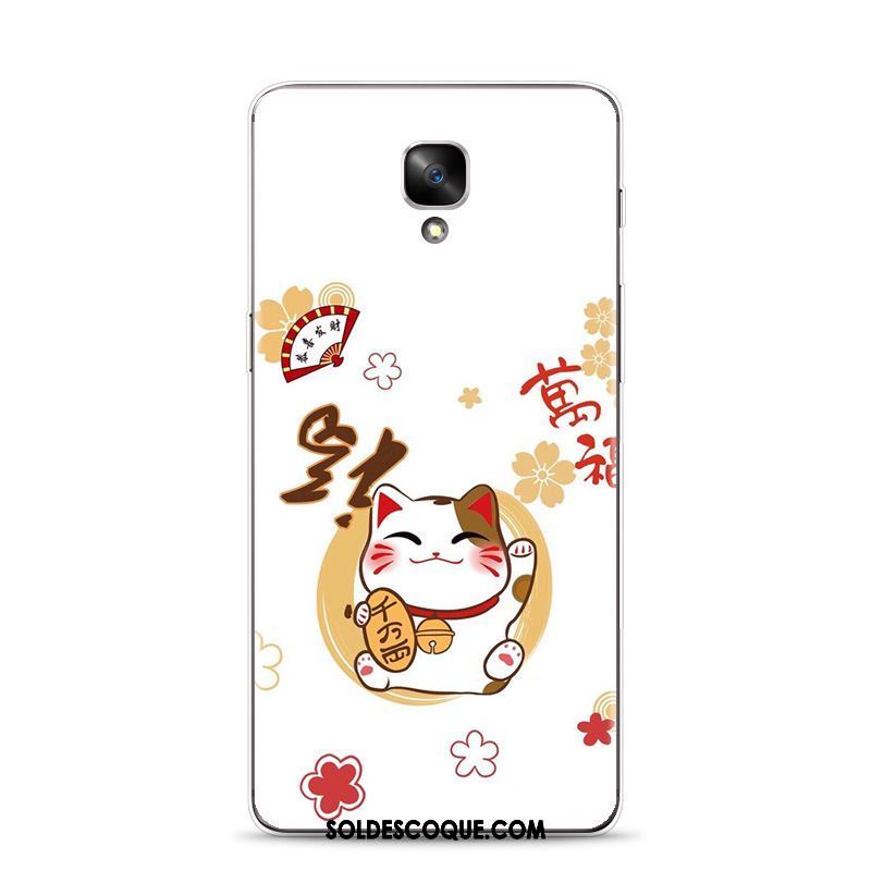 Coque Oneplus 3t Chat Personnalité Style Chinois Silicone Téléphone Portable Housse Pas Cher