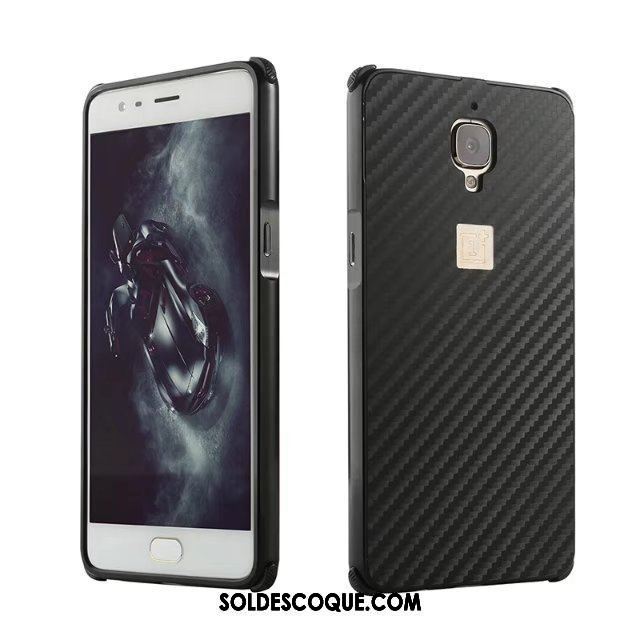 Coque Oneplus 3t Métal Protection Fibre Modèle Fleurie Border En Vente