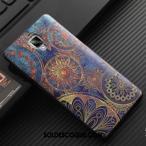 Coque Oneplus 3t Protection Gaufrage Incassable Silicone Étui En Ligne