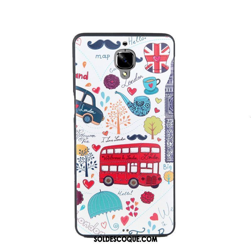 Coque Oneplus 3t Protection Tout Compris Gaufrage Fluide Doux Étui Soldes