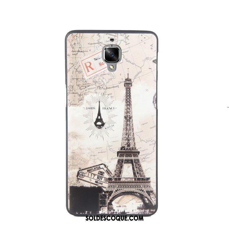 Coque Oneplus 3t Protection Tout Compris Gaufrage Fluide Doux Étui Soldes